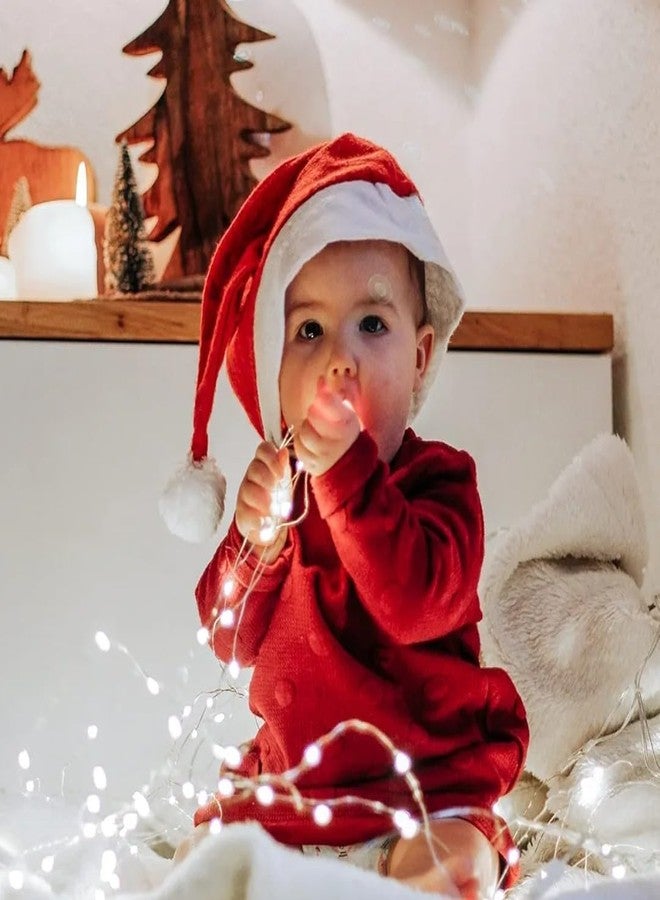 أسينشين قبعة سانتا كلوز لعيد الميلاد من أسينشن / قبعة سانتا كلوز، قبعة عيد ميلاد سعيد للاحتفال بعيد الميلاد / حفلة عيد الميلاد (عبوة من 60 قطعة) - Image 3